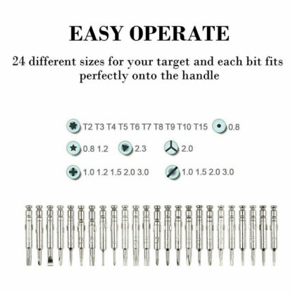 25-in-1 Precision Screwdriver Tools Set