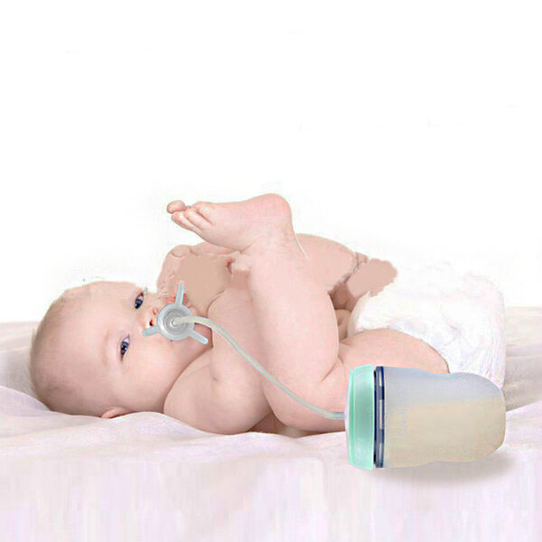 Newborn Baby Bottle with Straw