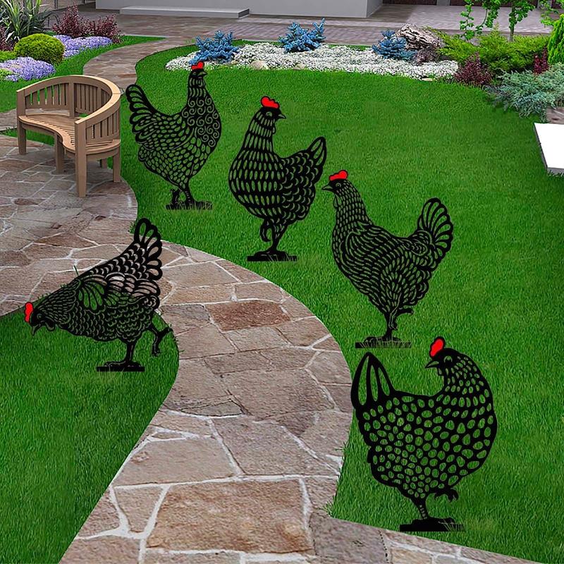 Chicken Yard Art