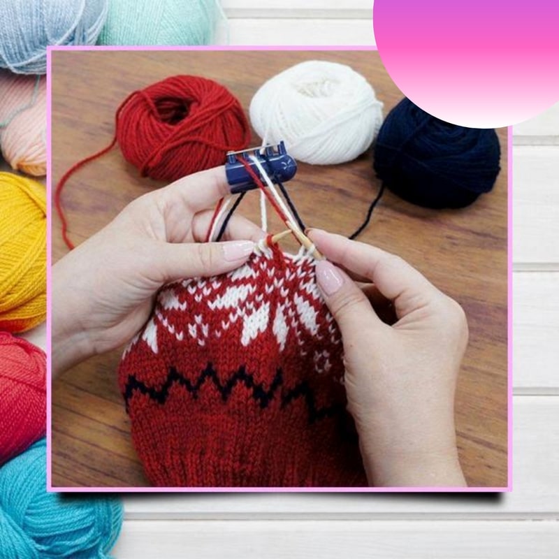 Knitting Thimble Yarn Guide