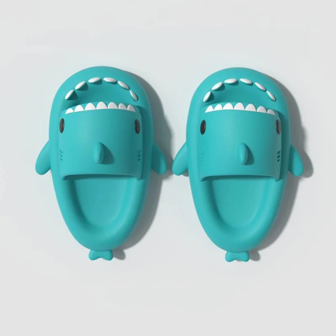 Men Cloud Sharks Slides