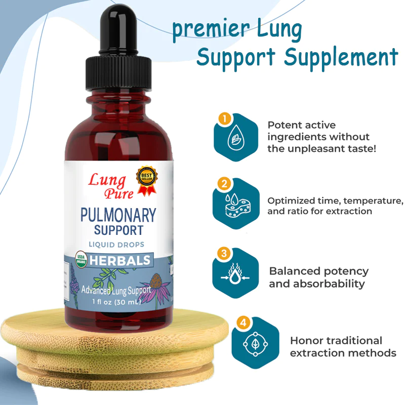 LungPureŽ PRO Dendrobium & Mullein Extract  Powerful Lung Support & Cleanse & Respiratory