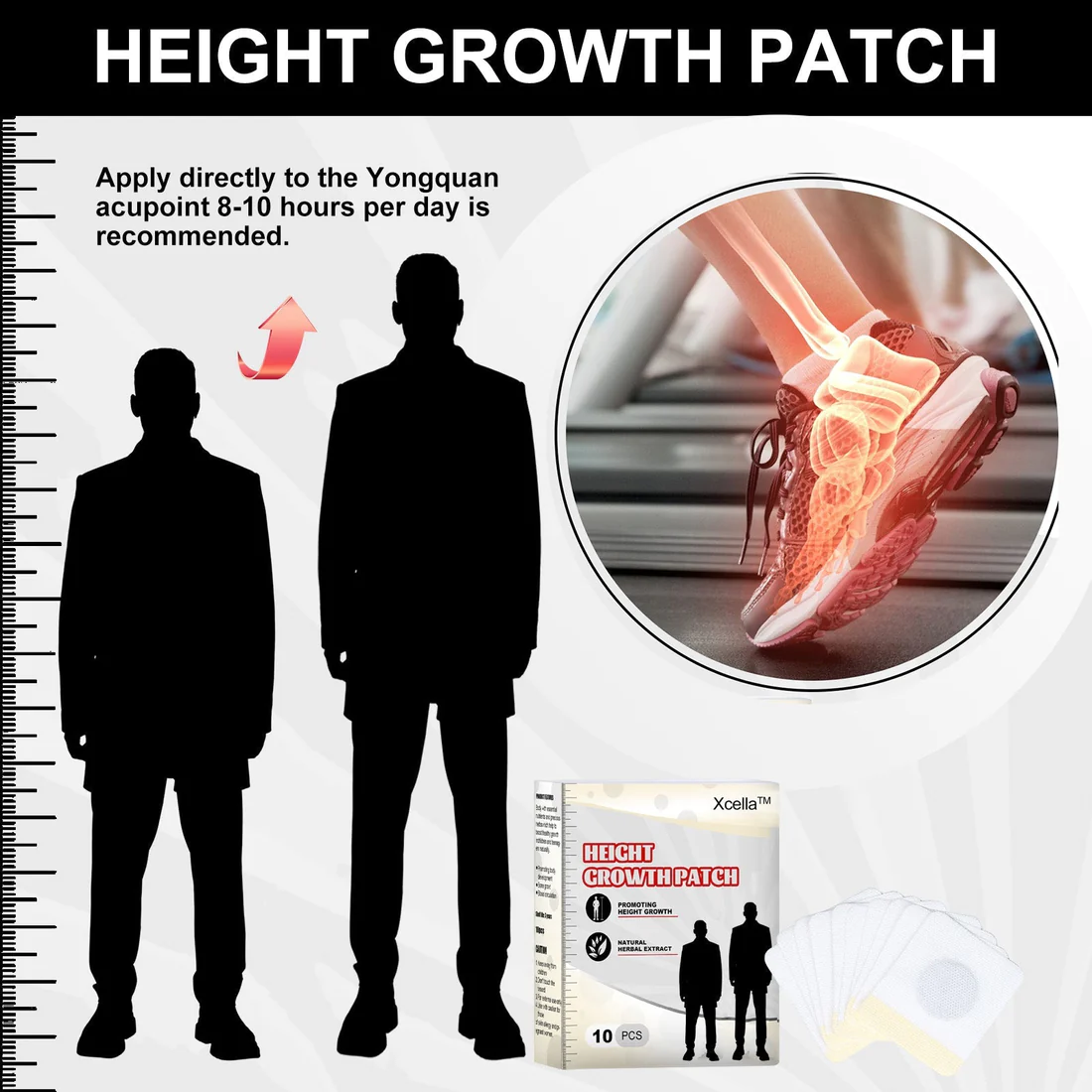 Xcella Herbal Height Growth Patch