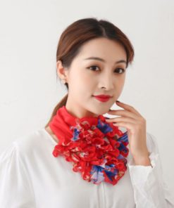 Fashion Lace Scarf Flower Collar