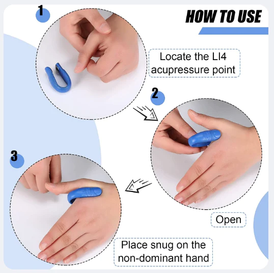 Slimplify Detoxification and Slimming LI4 Acupressure Point Clip