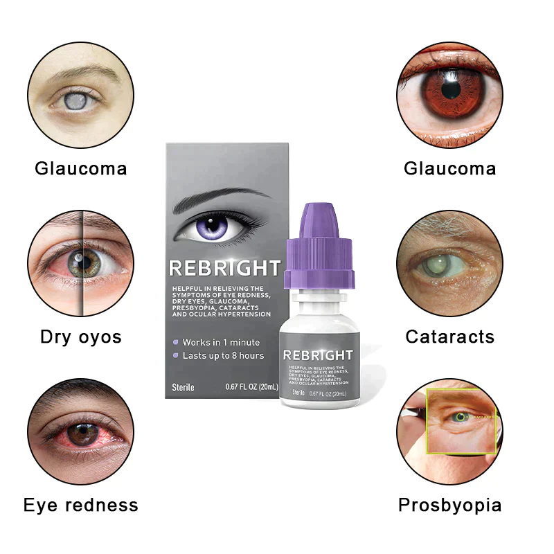 REBRIGHT Eye Drops Treat Redness