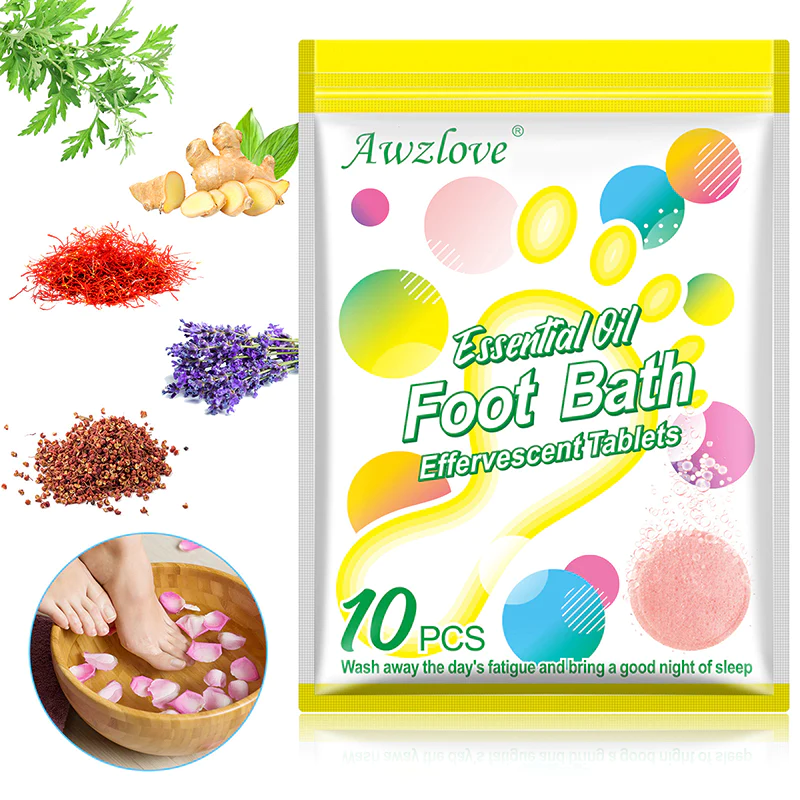 AwzloveŽ Natural Organic Essence Foot Bath Spa Tablets