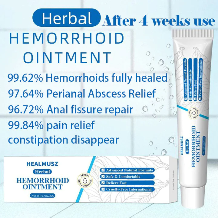 Healmusz Natural Herbal Hemorrhoids Ointment