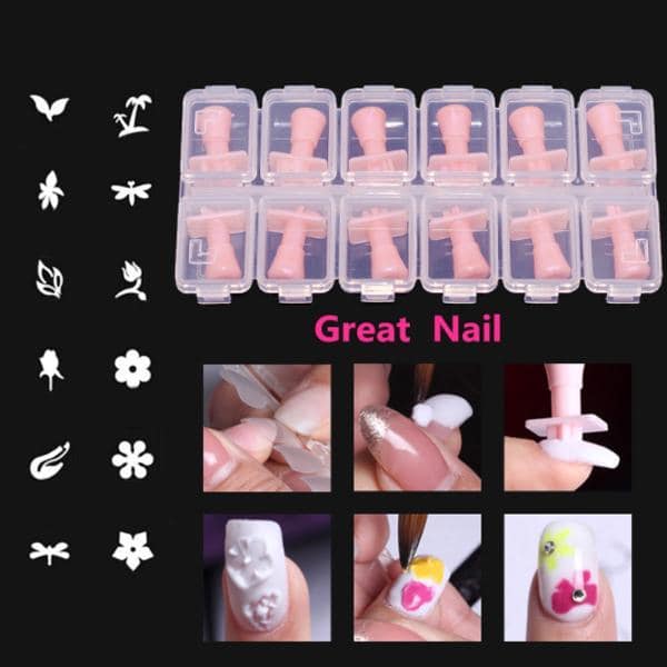 3D Flower Nail Stamper