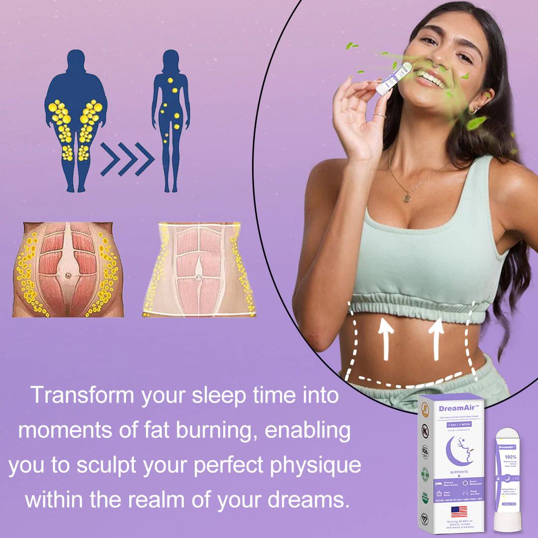 DreamAir Nasal Inhaler (đFall Asleep Fast, Weight Loss & Body Shaping,Lymphatic Detoxification,Elimination of Edema)(đđLast 30 minutes of limited-time discount)