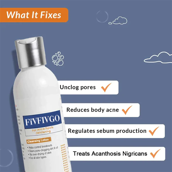 Oveallgo Cleansing Lotion for Acne & Spots & Acanthosis Nigricans