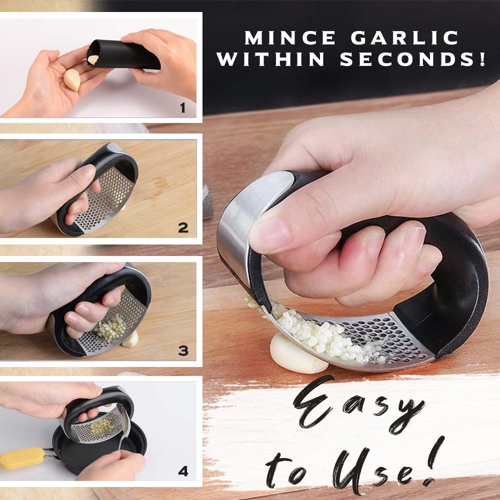 Stainless Steel Garlic Press