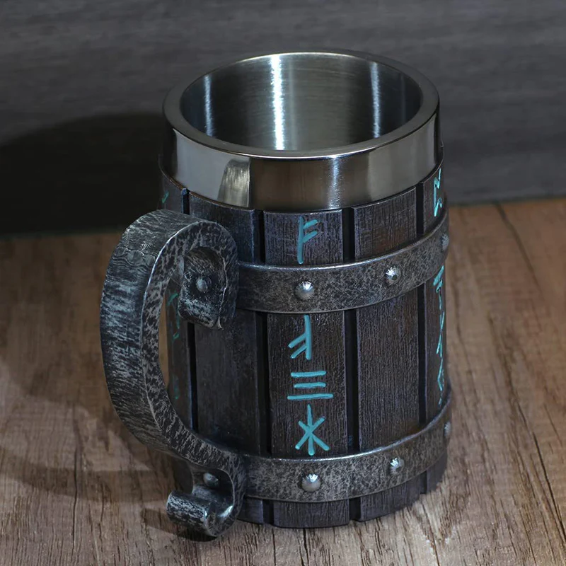 Nordic Rune Beer Tankard