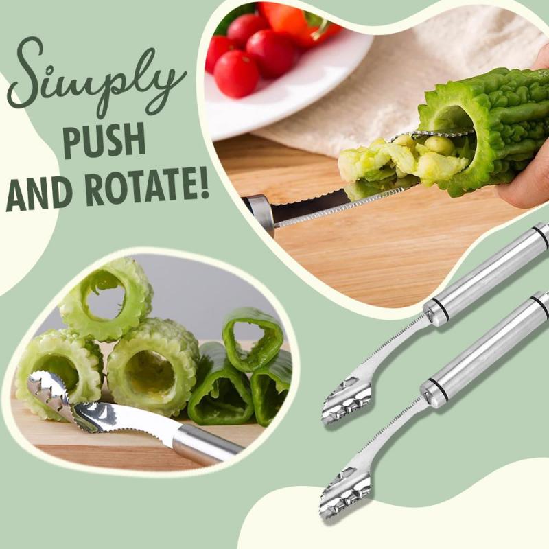 Stainless Steel Chili Corer Peppers Seed Remover