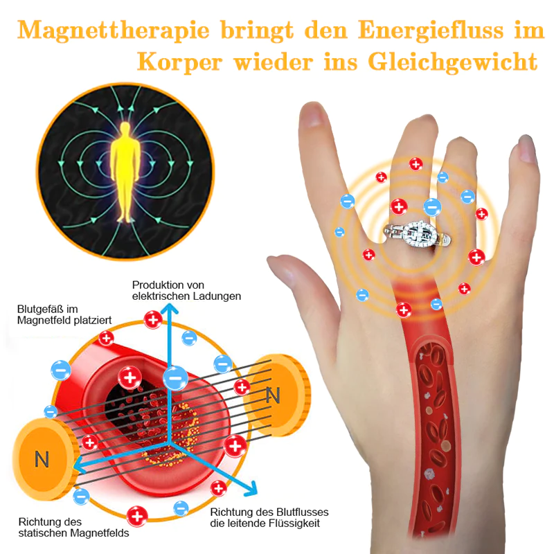 Futusly Titanium Ion Magnetology Lymphvity Detox Ring