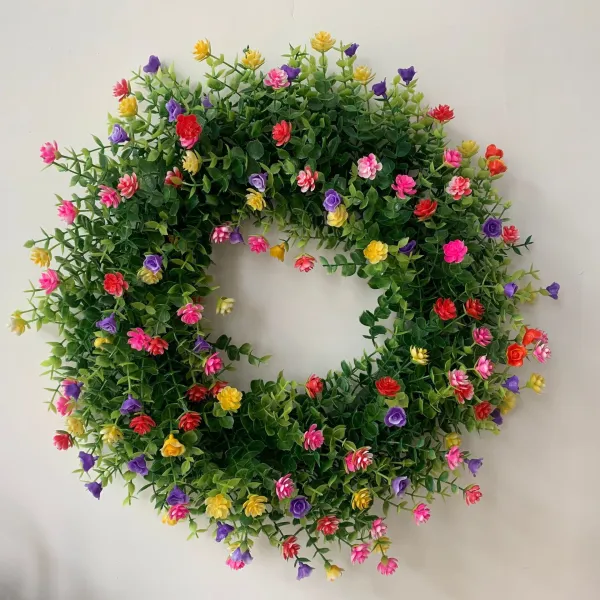 Colorful Spring Summer Wreath