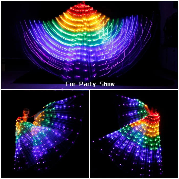 Color LED Light Up Wings