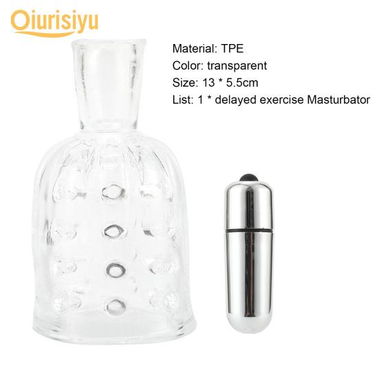 Staminal Transparent Delayed Penis Vibrator