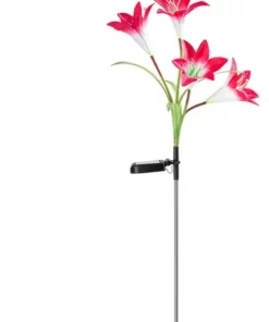 Outdoor Solar Lily Flower LED Lights