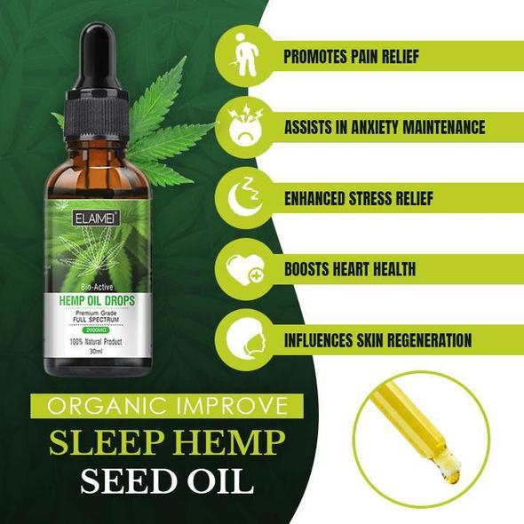 Organic Improve Sleep Hemp Seed Oil