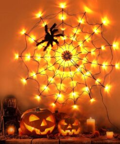 Halloween LED Spider Web Lights