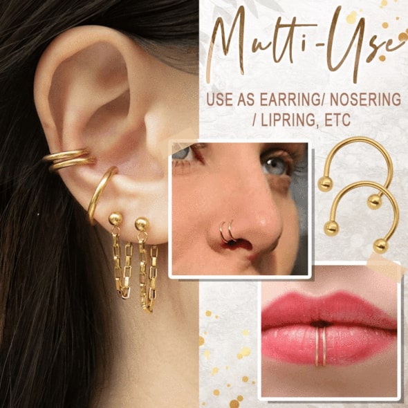 Faux Piercing Multiuse Ring