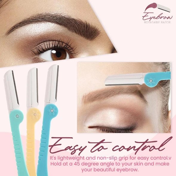 Eyebrow Rotatable Razors (3PCS)