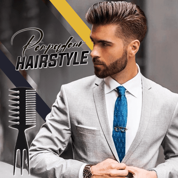 Slicked-Back Professional Styling Comb For Men