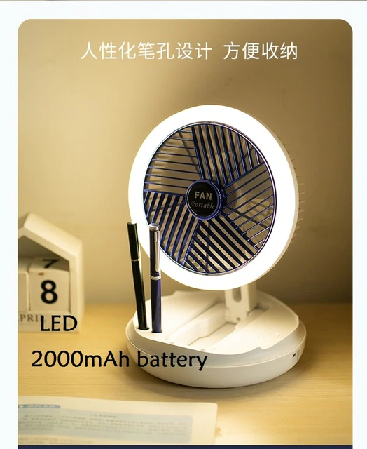 Desktop USB Foldable Silent Electric Fan