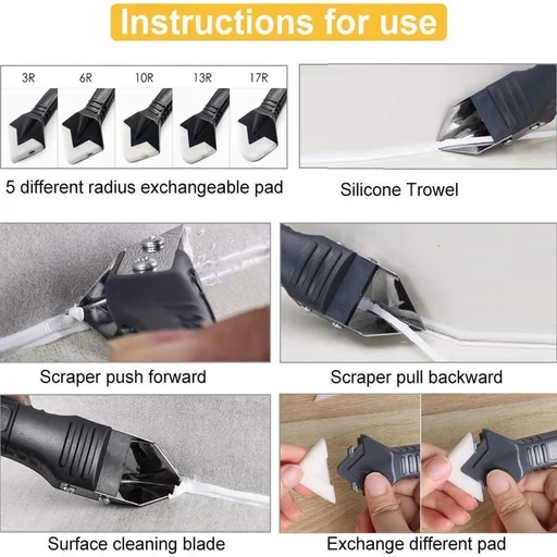 3 in 1 Easy Silicone Caulking Tool