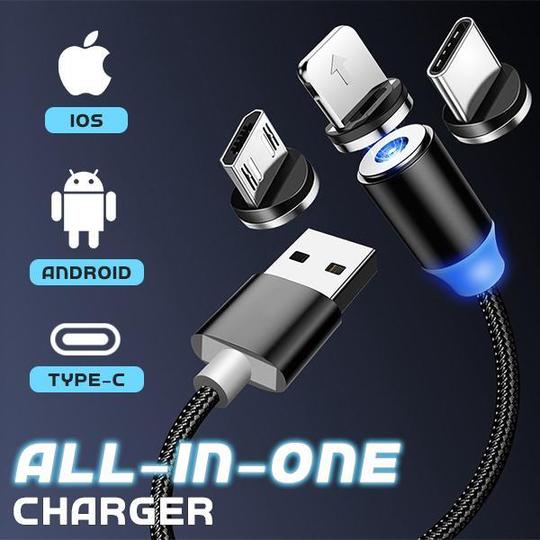 3-in-1 Magnetic Fast Charging Cable