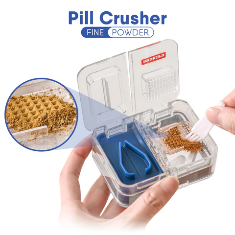 3 in 1 Pill Cutter Portable Medical Holder