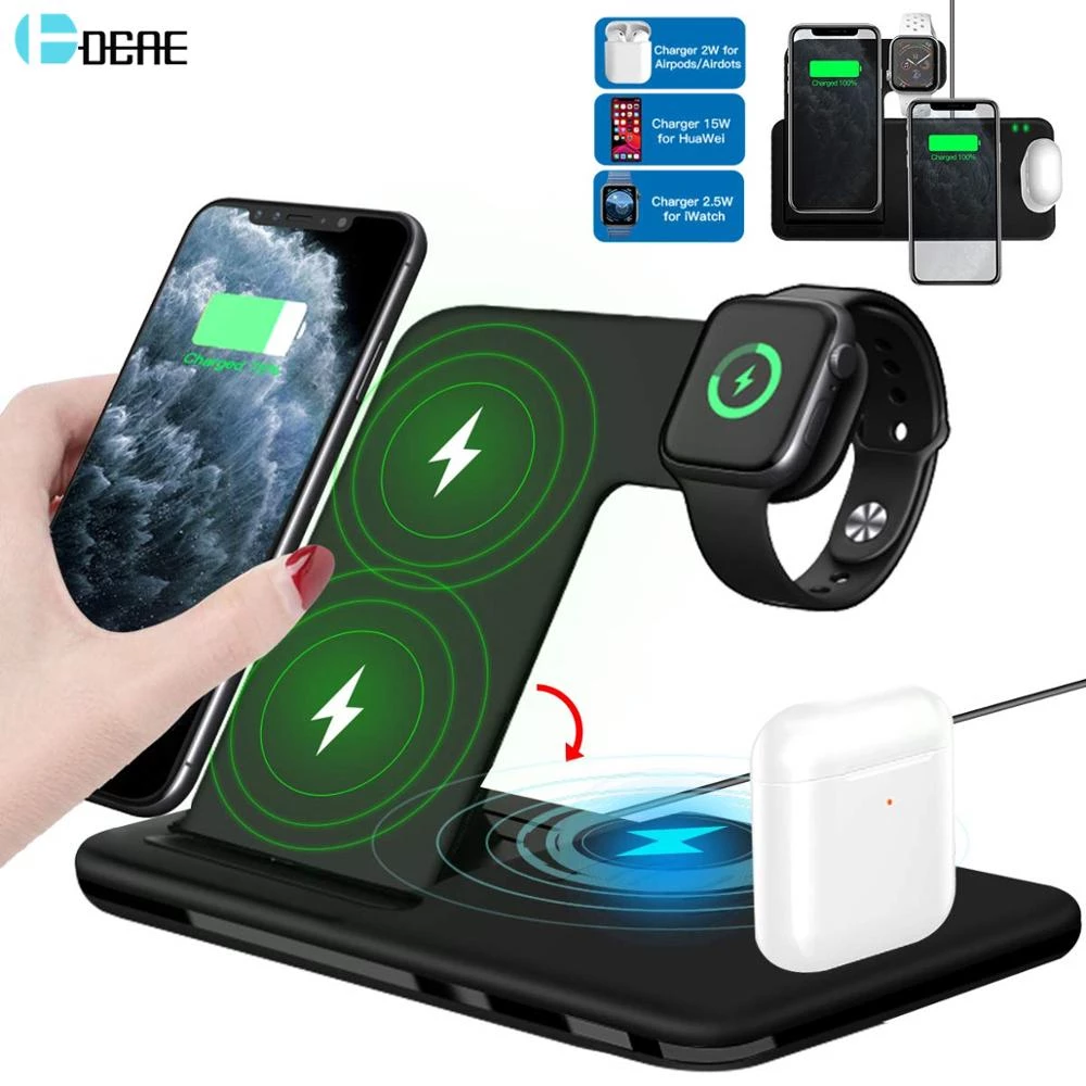 3 in 1 Wireless Charging Station