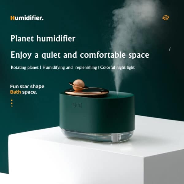 Rotating Planet Space USB Humidifier