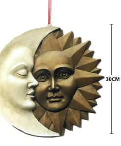 Sun and Moon Outdoor Wall Sculpture