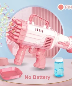 32 Holes Kids Gatling Bubble Gun