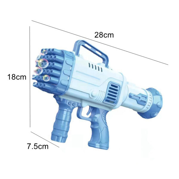 32 Holes Kids Gatling Bubble Gun