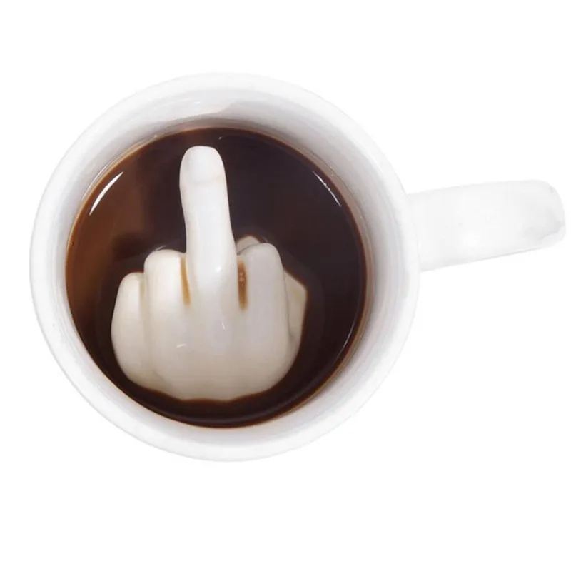 Middle Finger Surprise Mug