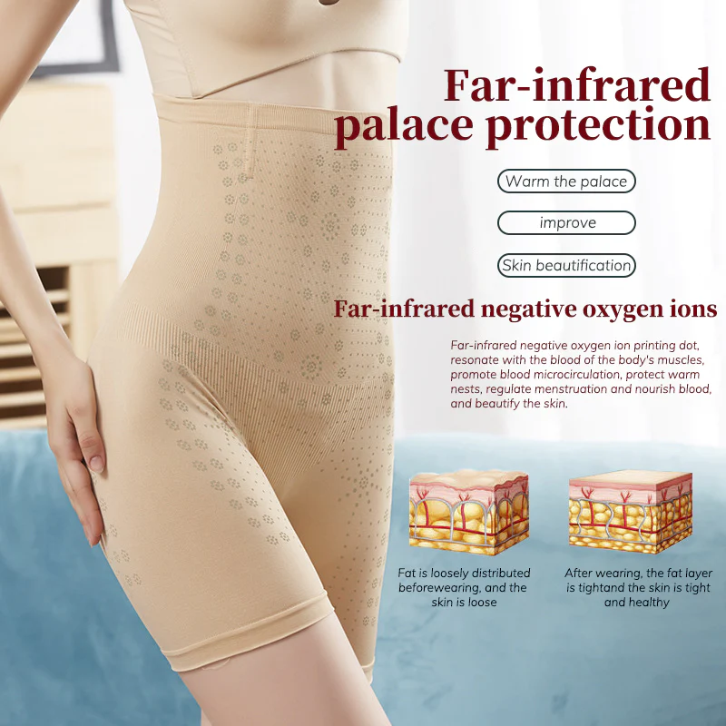 NAZIAP Negative Oxygen Ion Fat Burning Tummy Control & Detox Bodysuit