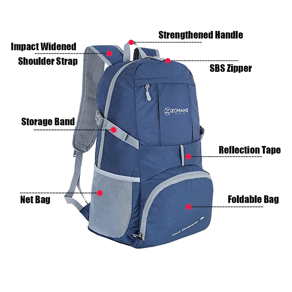 Foldable Travel Hiking Backpack