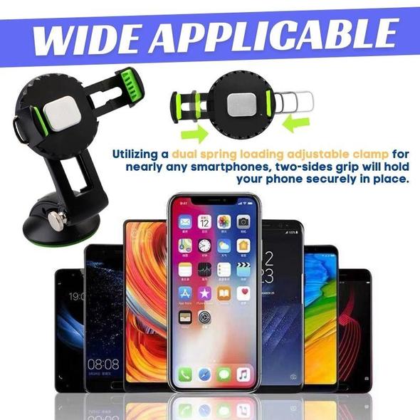 360° Adjustable Suction Cup Phone Holder