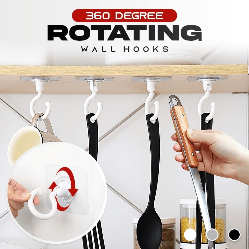 360 Degree Rotating Wall Hooks