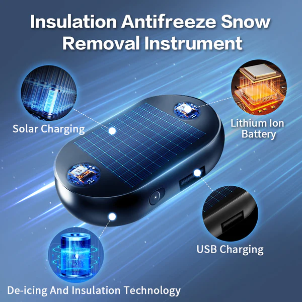 Removal Solar Electromagnetic Molecular Interference Freeze and Snow Remover