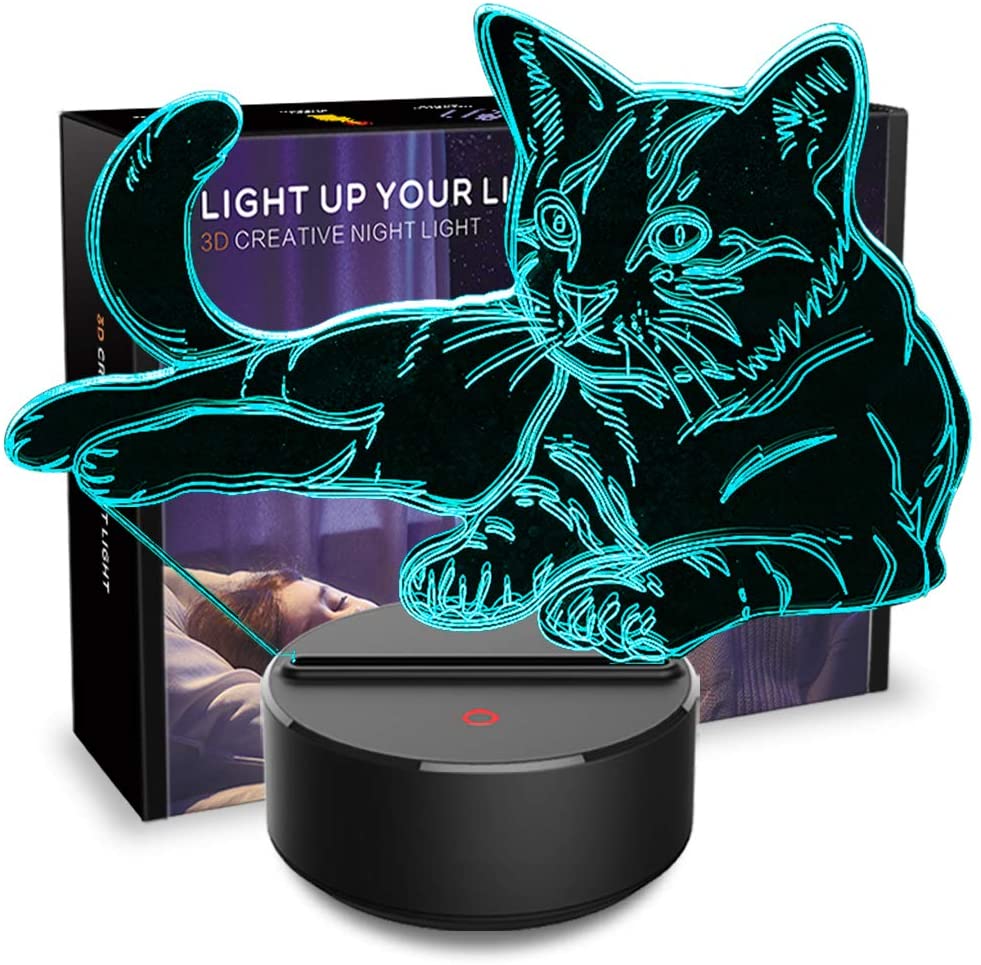 Cat Night Light Lamp