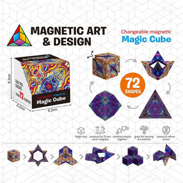 Changeable Magic Magnetic Cube