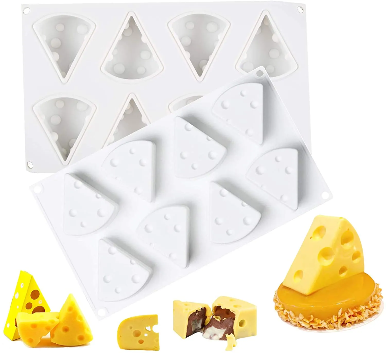 3D Cheese Cake Silicone Mold