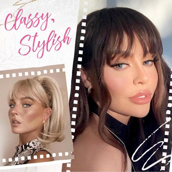 3D Clip-In Bangs Hair Extensions