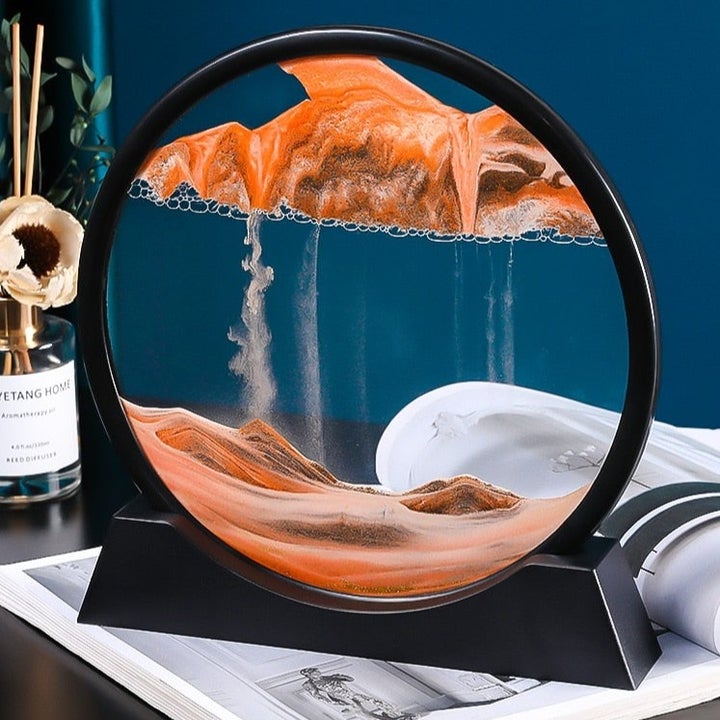 3D Dreamlike Real  Time Landscape Hourglass Artwork