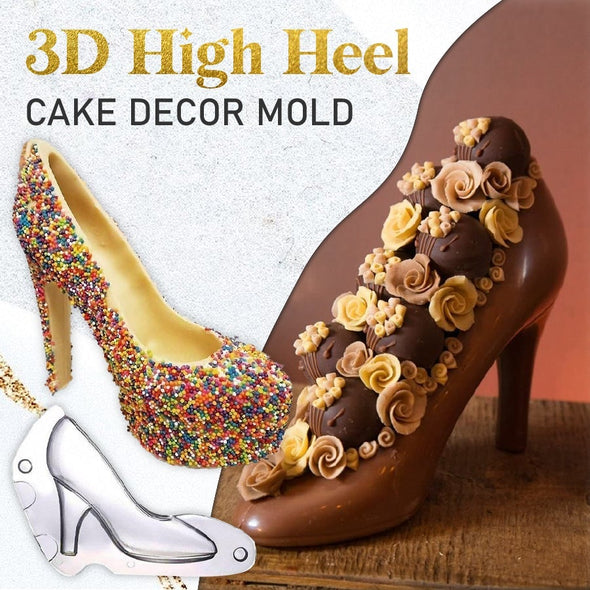 3D High Heel Chocolate Decor Mold