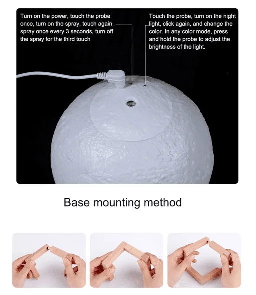 3D Moon Air Humidifier